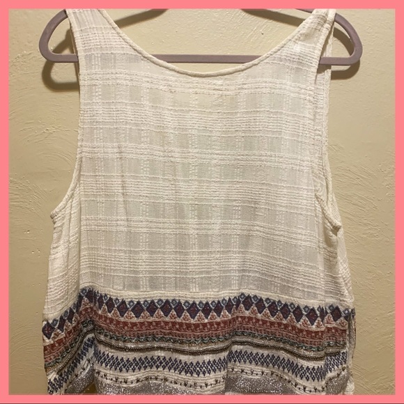 Urban Outfitters Ecote Low Back boho top - Picture 1 of 3